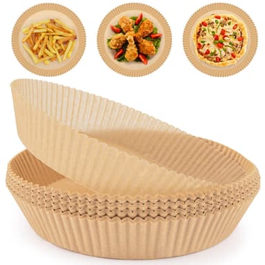 Air Fryer engångspapper för fritös 120-pack Natur 20 cm