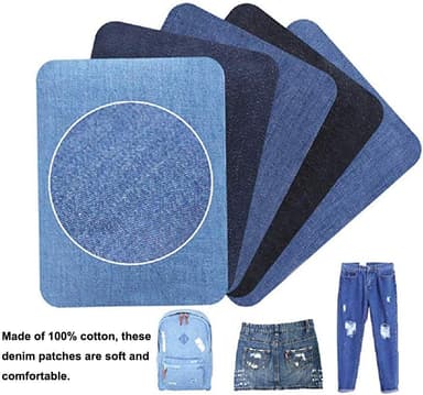 25 delar nylon oval-formad fyrkantig självhäftande reparationslappsats