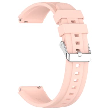 Silikonarmband för 18 mm Huawei GT4 46 mm/GT Runner/GT3 SE Rosa
