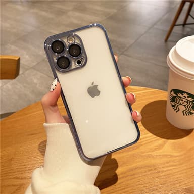 Telefonfodral med linsskydd Svart iPhone 14 Pro