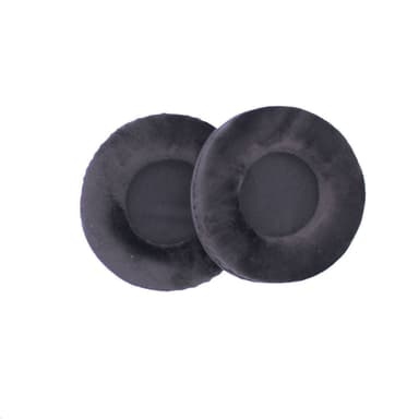 1 par universella runda flanellhörlursöverdrag öronkuddar 9.5 cm