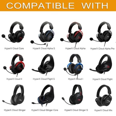 Öronkuddar till Kingston HyperX Cloud Flight/Cloud Flight S