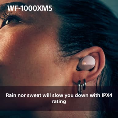 Sony WF1000XM5P true wireless in-ear hörlurar (smoky pink)