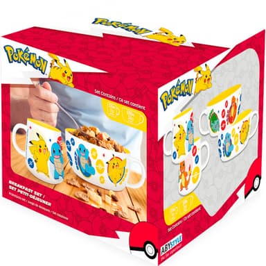 ABYStyle Pokemon mugg och skål set (Pikachu & Kanto)