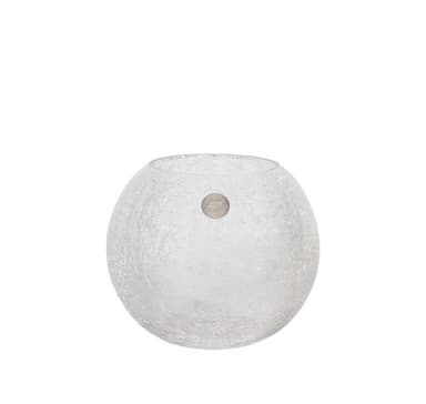Vas CRACK BOWL, D20,5xH16,5cm, sprucket glas