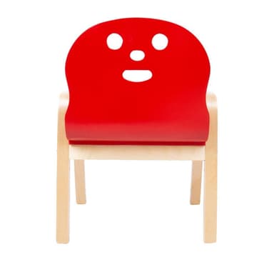 Barnstol HAPPY röd
