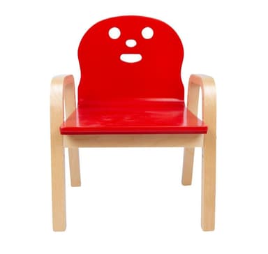 Barnstol HAPPY röd