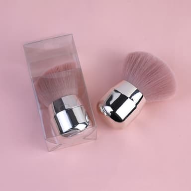 Sminkborste Svampvinklad huvudborste Rosa