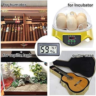 Mini digital hygrometer / termometer 2-pack