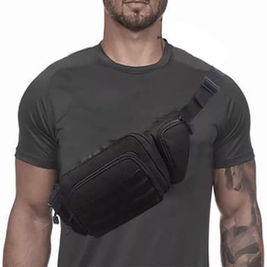 Tactical Outdoor Midjeväska 800D Oxford-Nylon Svart