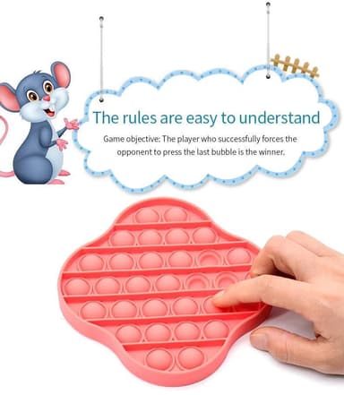Pop it Fidget toy för avslappning Lila