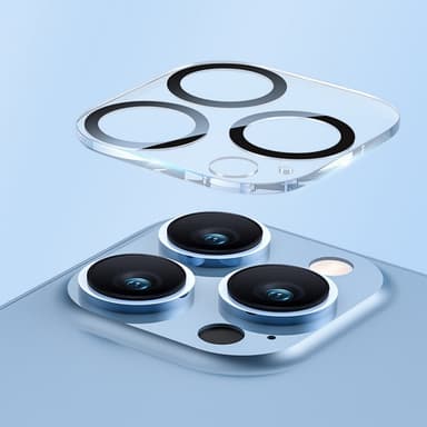 Kameraskydd linsskydd härdat glas transparent 6-pack iPhone 13 Pro max