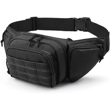 Tactical Outdoor Midjeväska 800D Oxford-Nylon Svart