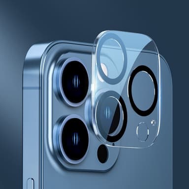 Kameraskydd linsskydd härdat glas transparent 6-pack iPhone 13 Pro max
