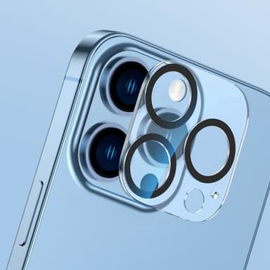 Kameraskydd linsskydd härdat glas transparent 6-pack iPhone 13 Pro max