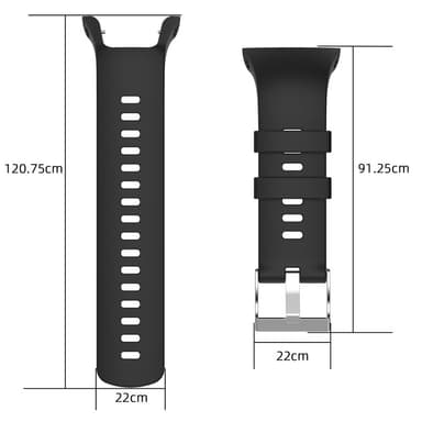 Suunto Spartan Trainer Wrist HR klockarmband silikon Svart