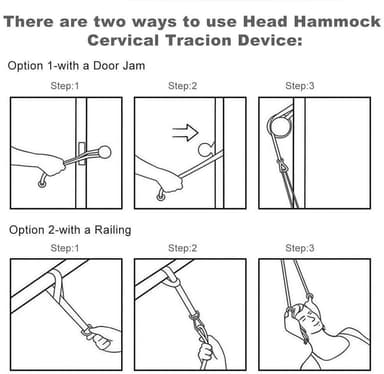 Hammock för nacken - nackkudde för avspänning