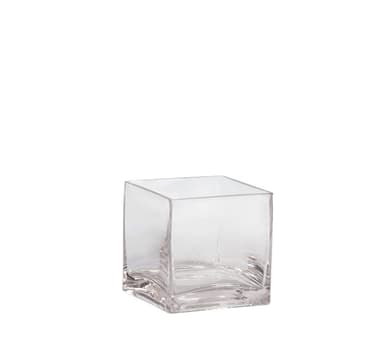 Vas IN HOME 10x10xH10cm, klart glas