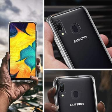 Samsung Galaxy A20S skal TPU Transparent