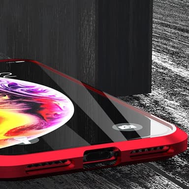 iPhone 11 Pro skal dubbelsidigt Röd