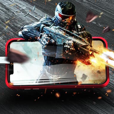 iPhone 11 Pro skal dubbelsidigt Röd