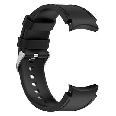 Enfärgad silikonarmbandsarmband för Samsung Galaxy Watch Svart S
