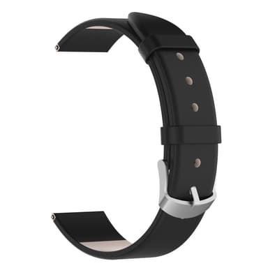 Klockarmband äkta läder Svart Keep B4