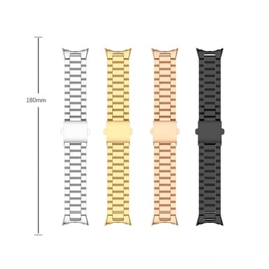 Klockband i rostfritt stål Silver 2 cm Google pixel watch