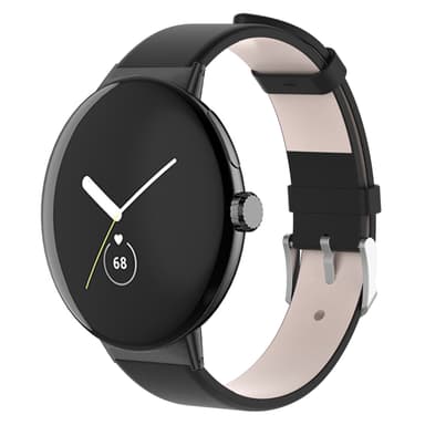 Klockarmband PU-läder Svart Google Pixel Watch