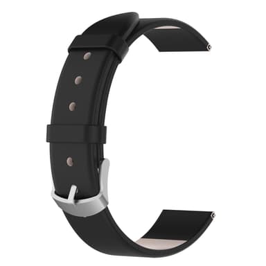 Klockarmband äkta läder Svart Keep B4