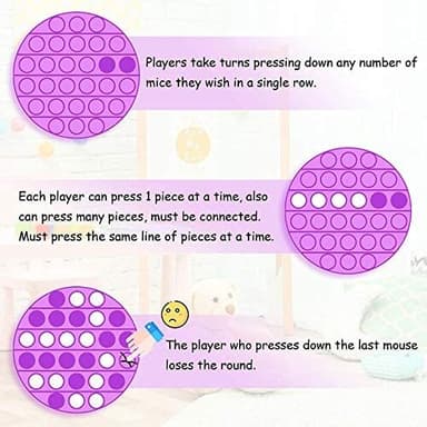 Pop it Fidget Toy rund Lila