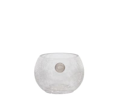 Vas CRACK BOWL, D12,5xH10cm, sprucket glas