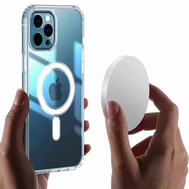 iPhone 11 Pro mobilskal kompatibelt med MagSafe laddare Transparent