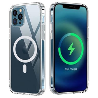iPhone 11 Pro mobilskal kompatibelt med MagSafe laddare Transparent