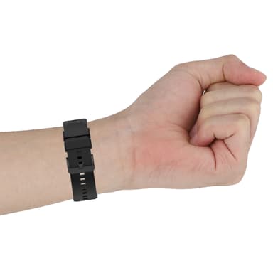 Klockarmband 20 mm Garmin/Huawei/Samsung Galaxy Watch Svart