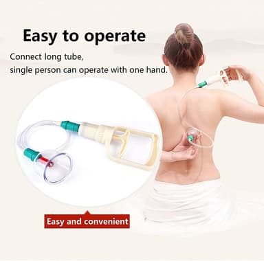 Koppning med vakuumpump för behandling och massage 12 st