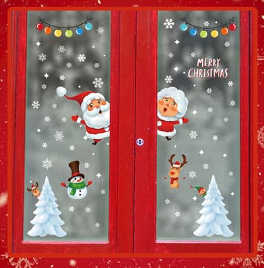 Stickers med julmotiv 6-pack