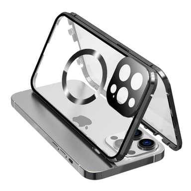 Buckle Anti-Peeping Telefonfodral med linsskydd Kompatibel med iPhone