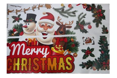 Stickers med julmotiv 6-pack
