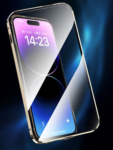 Buckle Anti-Peeping Telefonfodral med linsskydd Kompatibel med iPhone