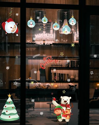 Stickers med julmotiv 6-pack