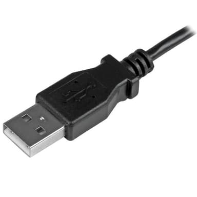 StarTech.com Micro USB-kabel för laddning och synkning M/M - Vänstervi