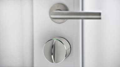 Danalås V3 smart wireless lås (svart och brunt/Zigbee/Euro)