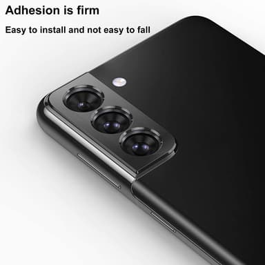Samsung S21 Plus linsskydd aluminiumlegering Svart