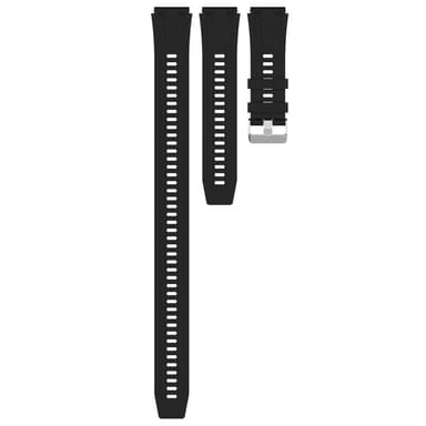 Klockarmband 22 mm med 2 storlekar Svart