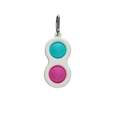 Pop it Fidget toy med 2 bubblor Rosa/blå