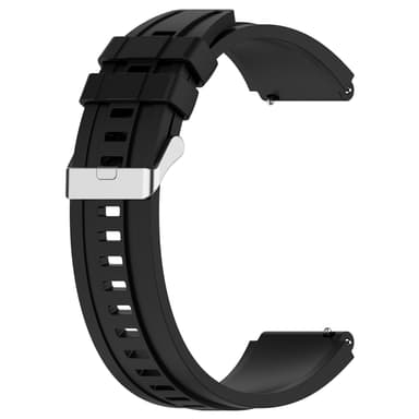 Klockarmband 22 mm med 2 storlekar Svart