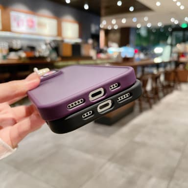 Skyddande telefonfodral med glasfilm som är kompatibelt med iPhone 14-