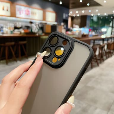 Skyddande telefonfodral med glasfilm som är kompatibelt med iPhone 14-