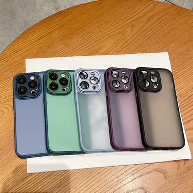 Skyddande telefonfodral med glasfilm som är kompatibelt med iPhone 14-